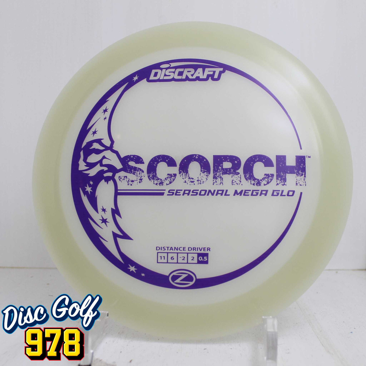 Discraft Scorch Seasonal Mega Glo 175.5g Purple Foil