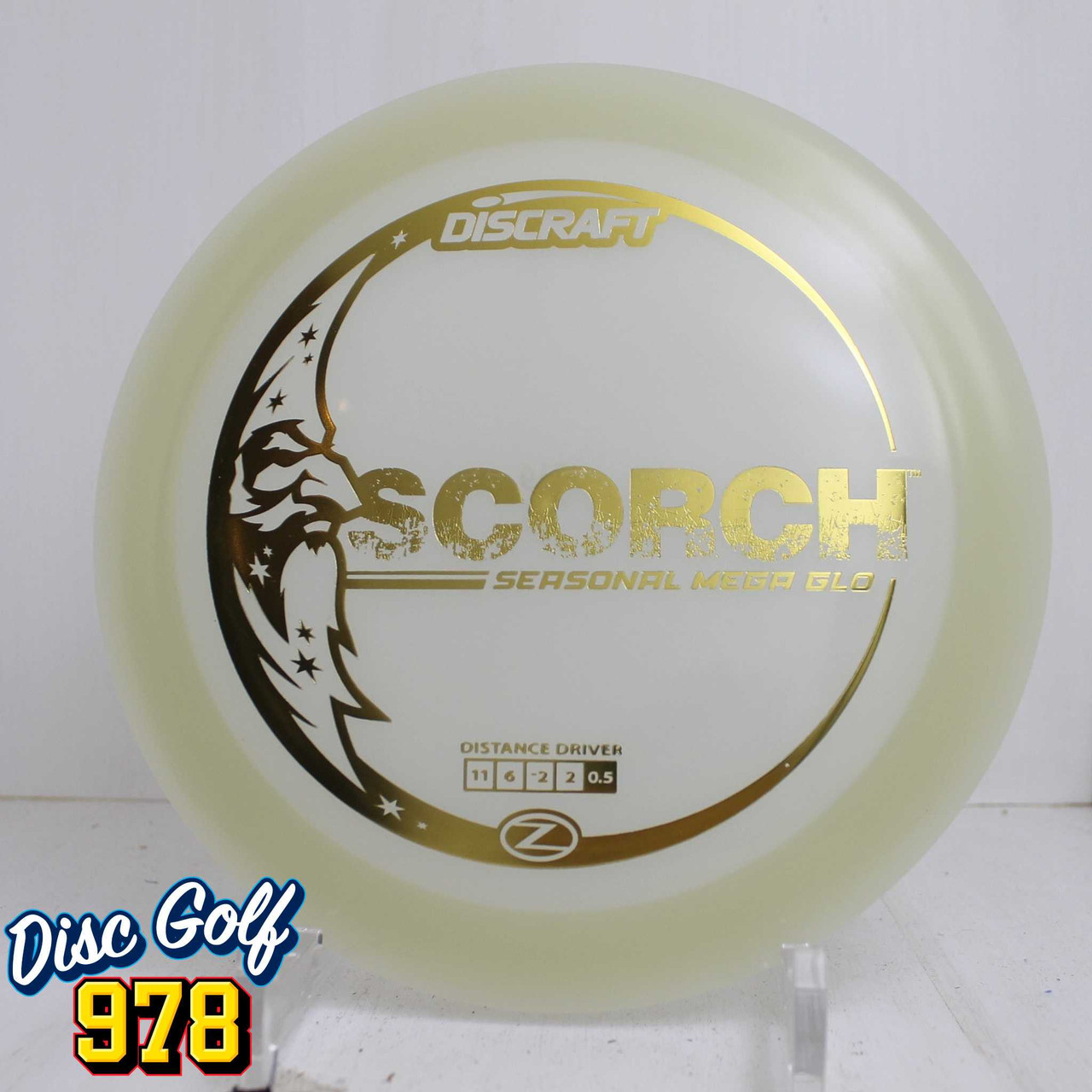 Discraft Scorch Seasonal Mega Glo 172.8g Gold Foil B