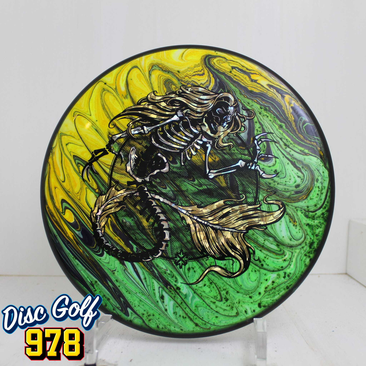 Axiom Tempo Neutron DFX Siren - Dave's Dyes 173.5g Green Yellow Black Axiom Tempo Neutron DFX Siren - Dave's Dyes 173.5g Green Yellow Black