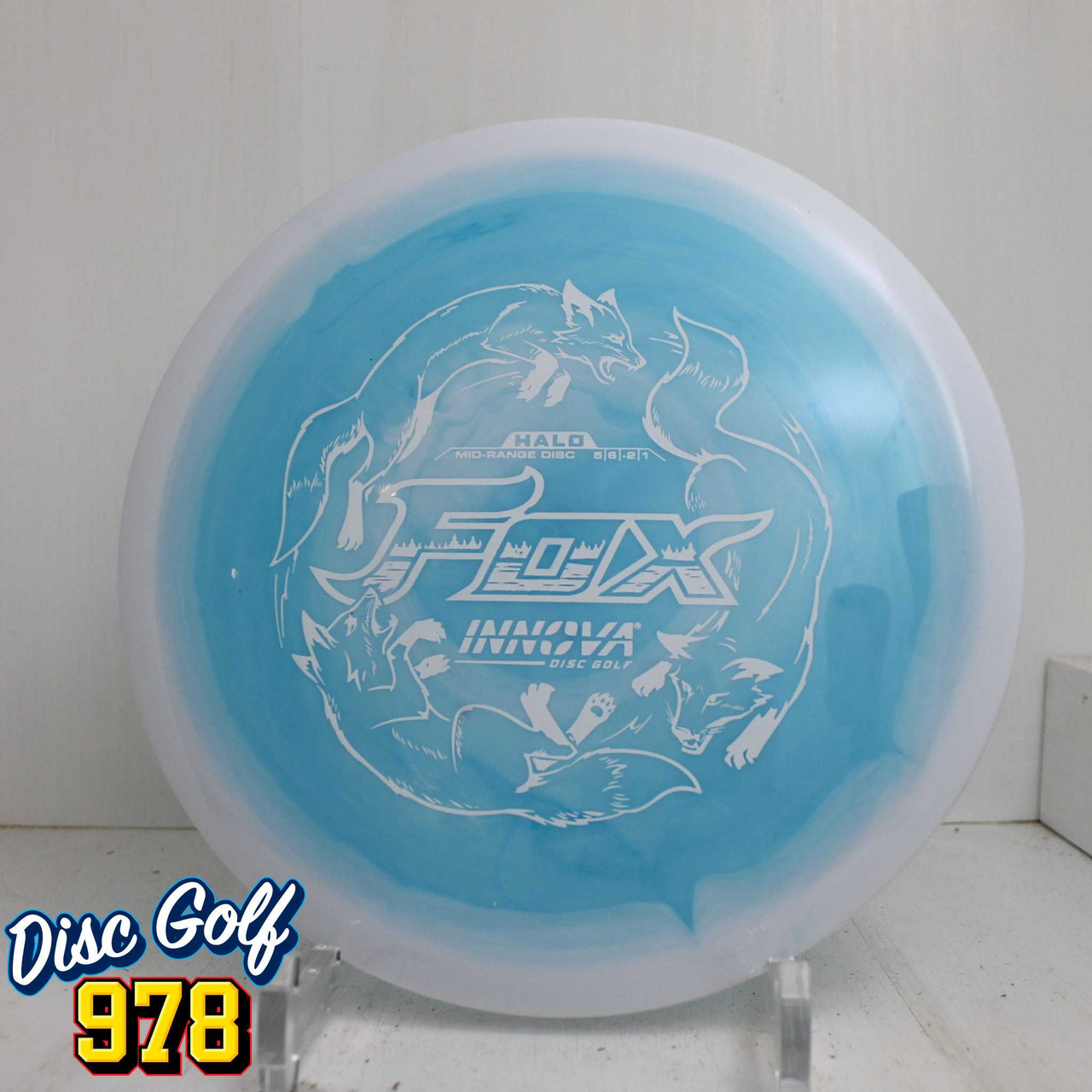 Innova Fox Halo Star 180.4g White-LtBlue A Innova Fox Halo Star 180.4g White-LtBlue A