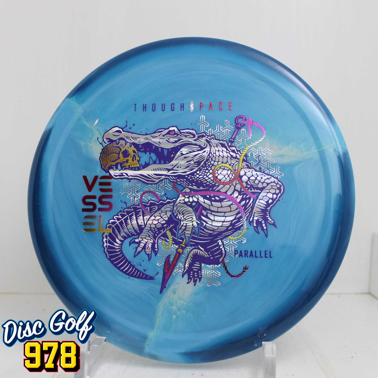 Thought Space Vessel Parallel 176.3g Dark Blue Swirls Thought Space Vessel Parallel 176.3g Dark Blue Swirls