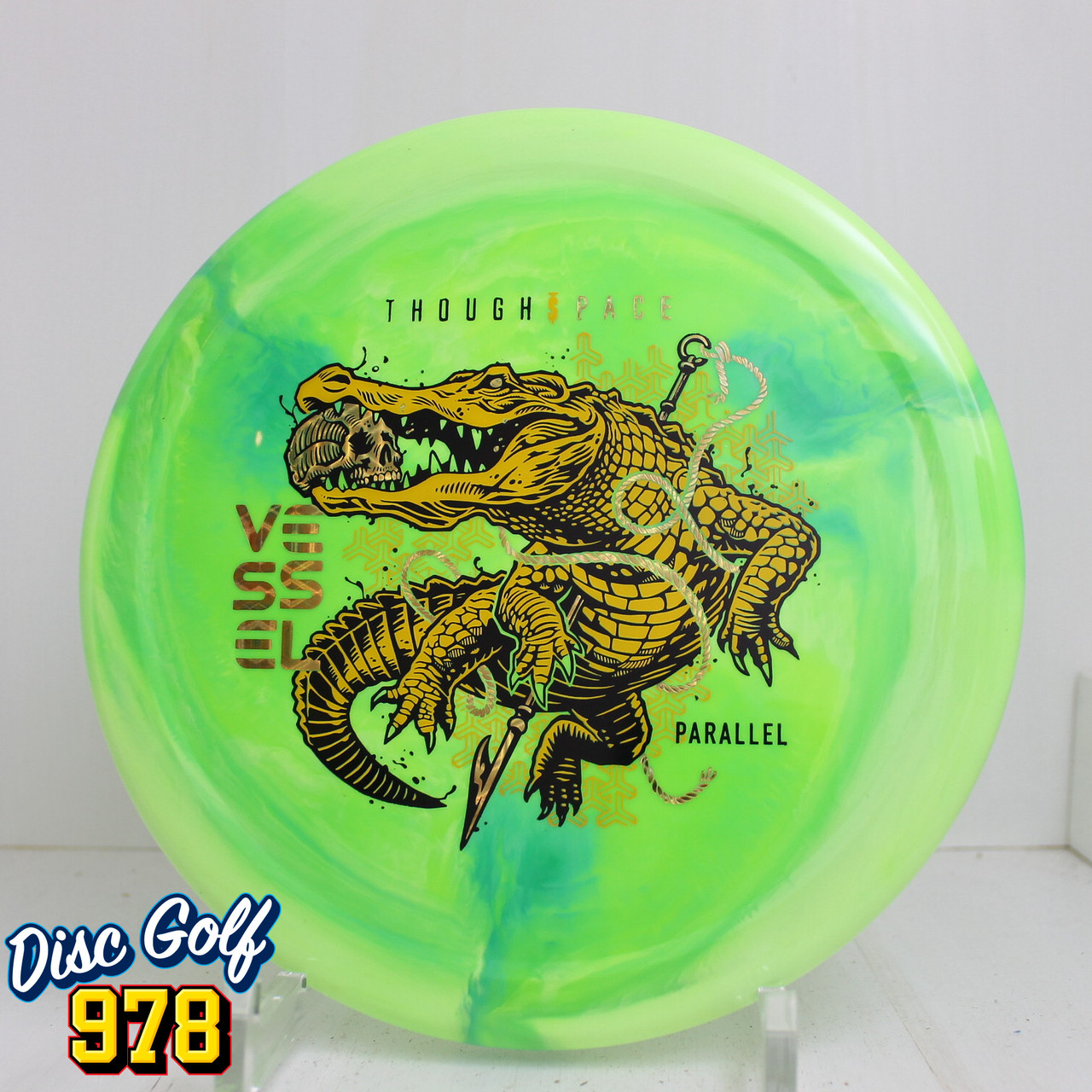 Thought Space Vessel Parallel 176.1g NGreen Swirls A Thought Space Vessel Parallel 176.1g NGreen Swirls A