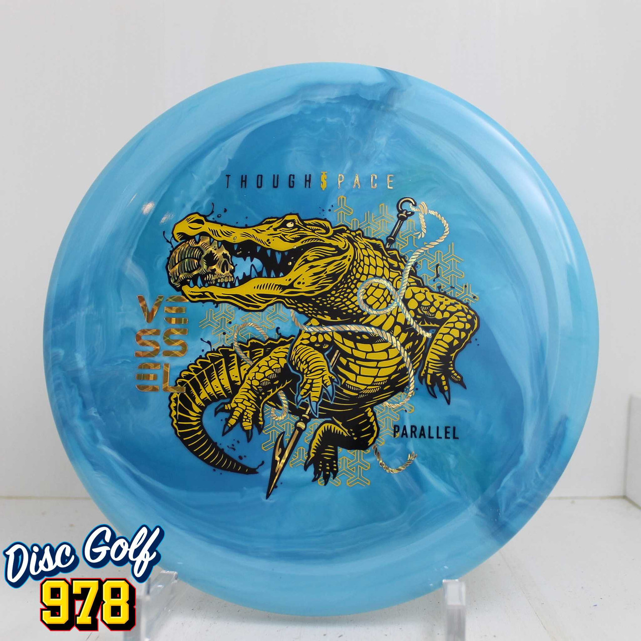 Thought Space Vessel Parallel 176.9g Blue Swirls Thought Space Vessel Parallel 176.9g Blue Swirls