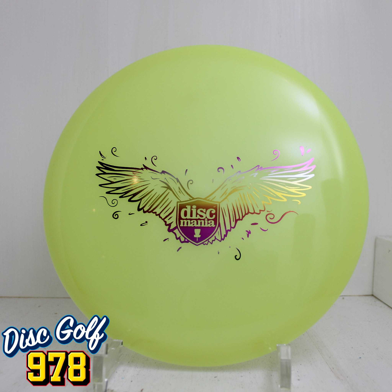 Discmania Founder Neo Lumen - Elemental Wings - Air 176.6g Yellow B Discmania Founder Neo Lumen - Elemental Wings - Air 176.6g Yellow B