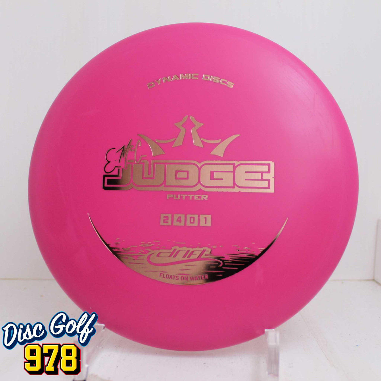 Dynamic Discs Judge Drift 128.9g Pink Dynamic Discs Judge Drift 128.9g Pink