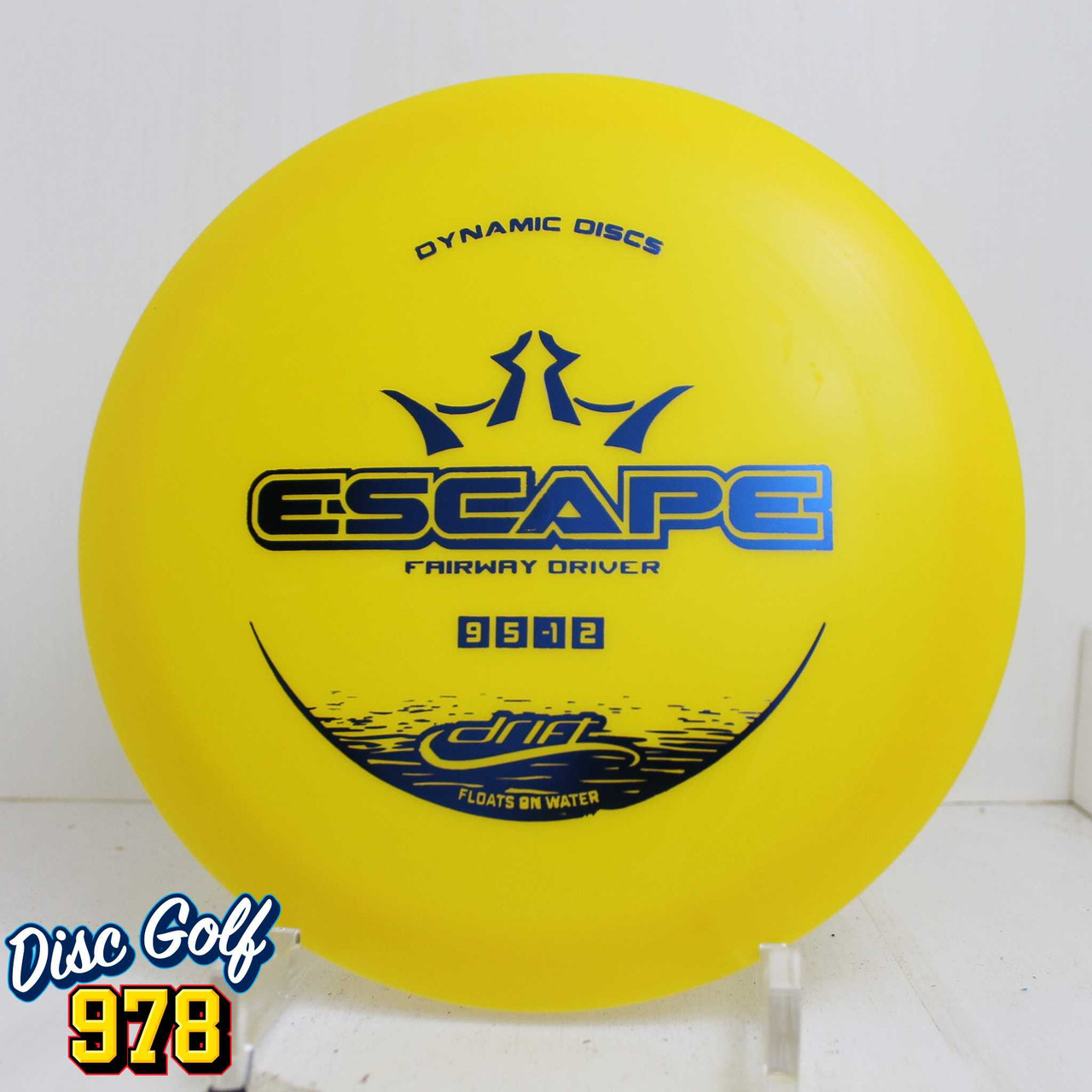 Dynamic Disc Escape Drift 127.3g Yellow Dynamic Disc Escape Drift 127.3g Yellow