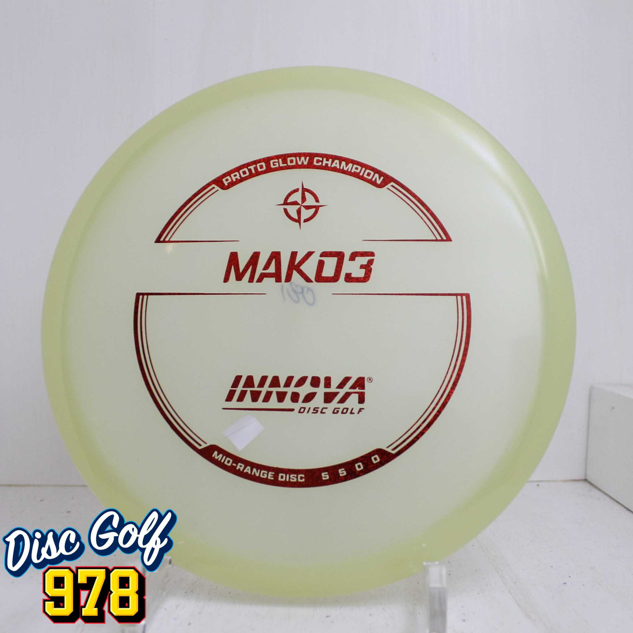 Innova Mako3 Proto Glow Champion 179.2g Red Foil