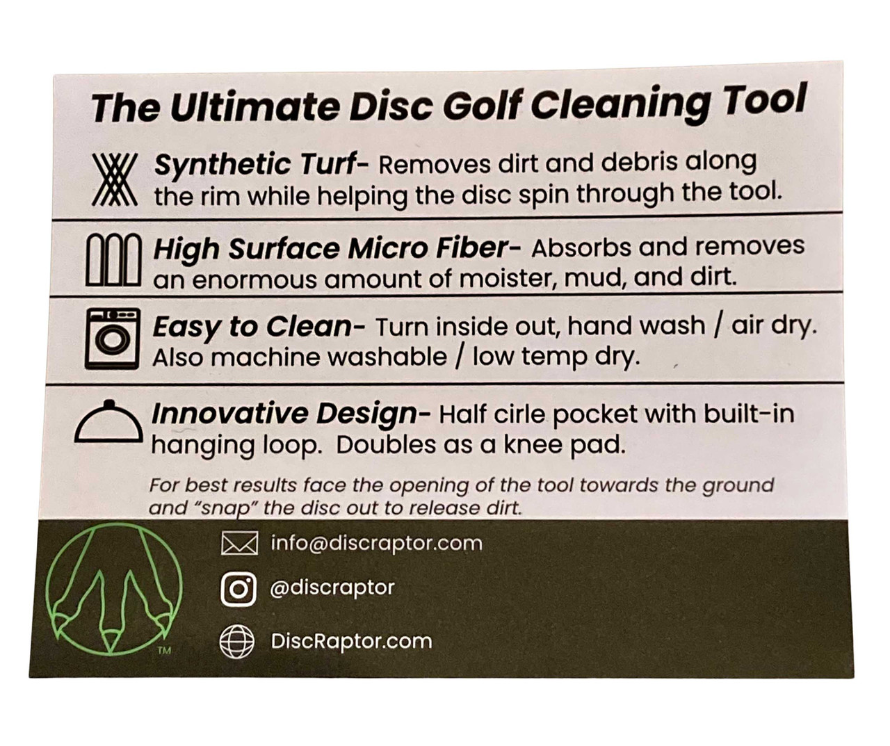 Disc Raptor Disc Cleaner V2