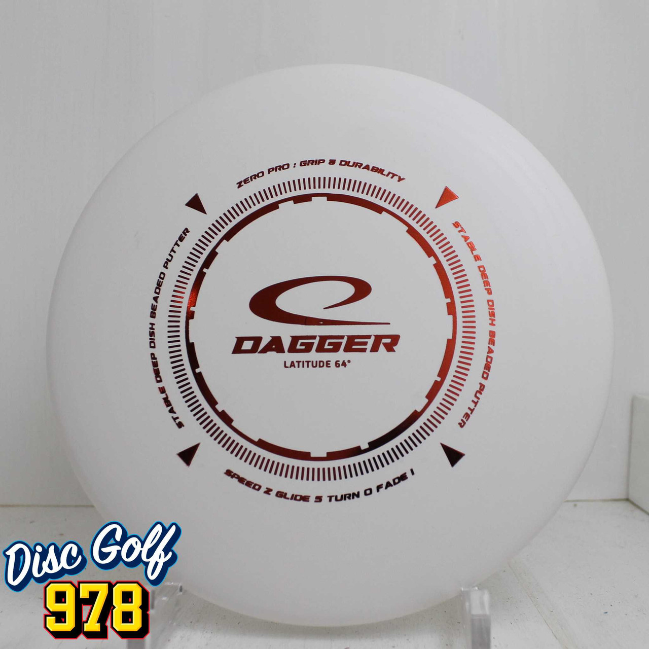 Latitude 64 Dagger Zero Pro 174.4g White D