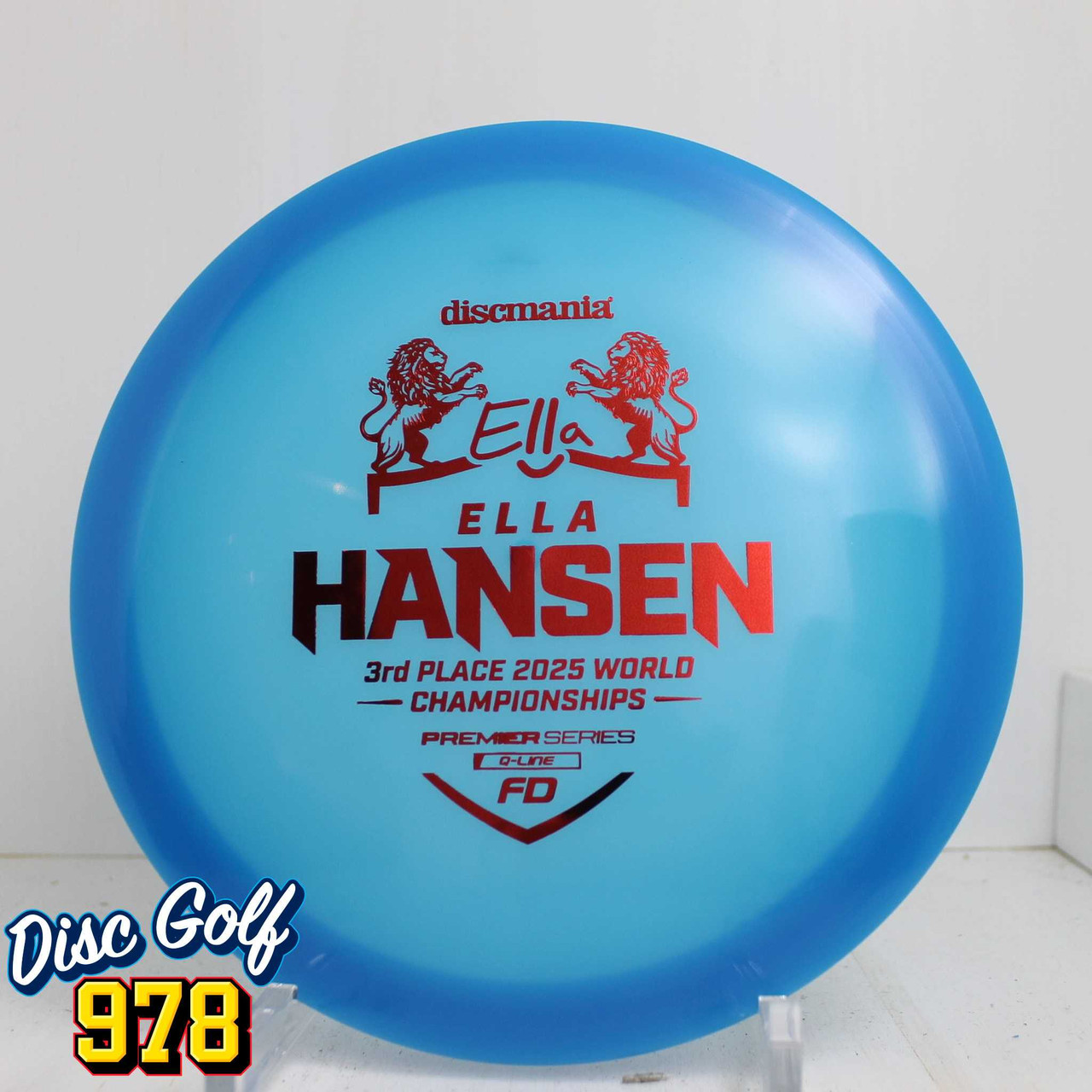 Discmania FD Q-Line Premier Ella Hansen 173.5g Blue Red Foil
