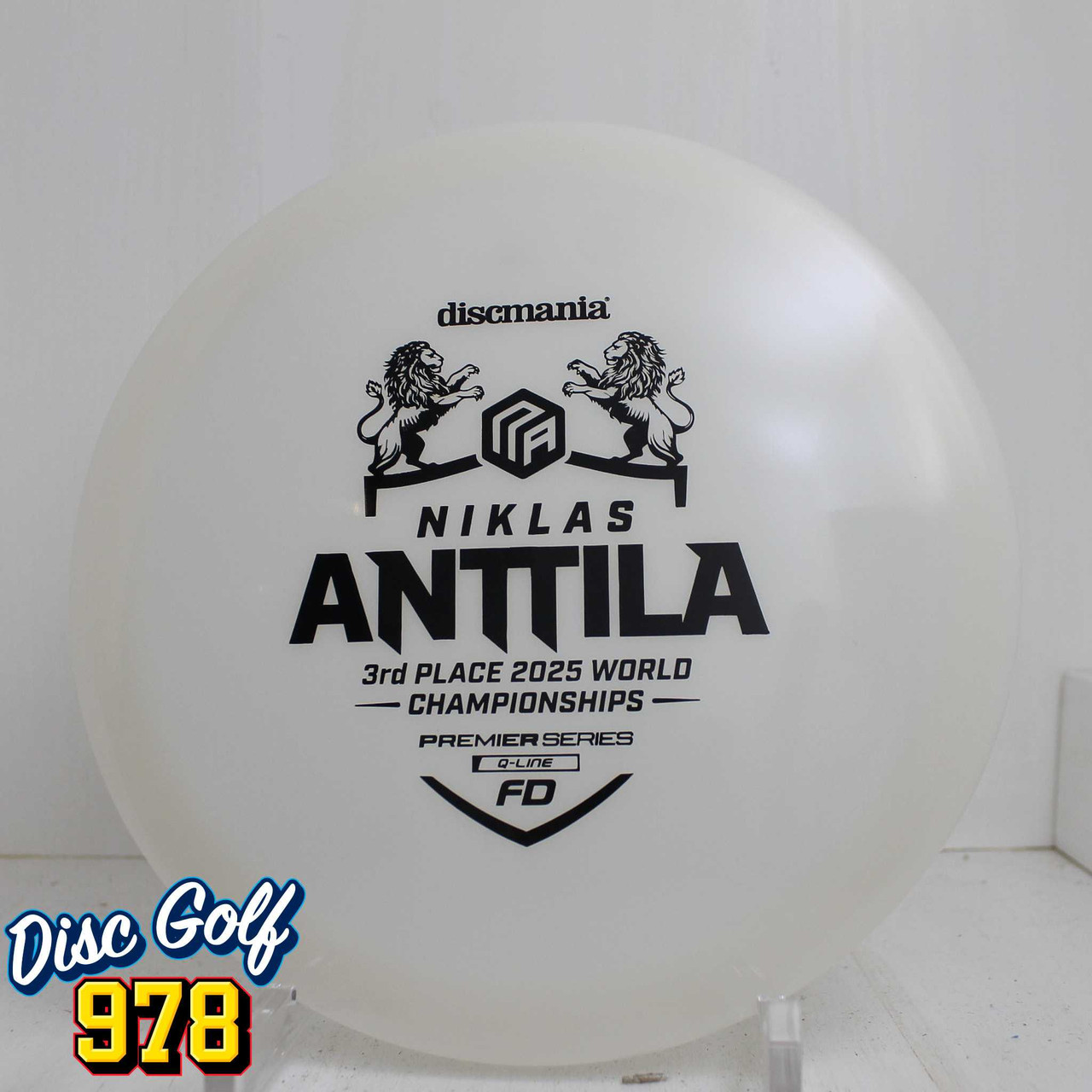 Discmania FD Q-Line Premier Series Niklas Anttila 175.3g White Black Foil B