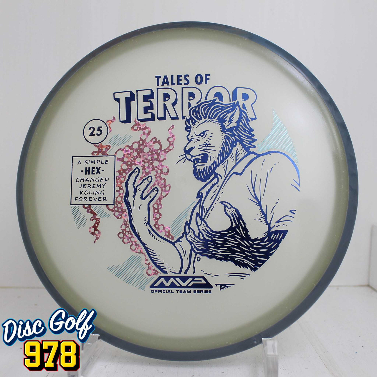 Axiom Hex Particle Eclipse 2025 Jeremy Koling Halloween Special Edition 178.2g Blue/Grey Rim