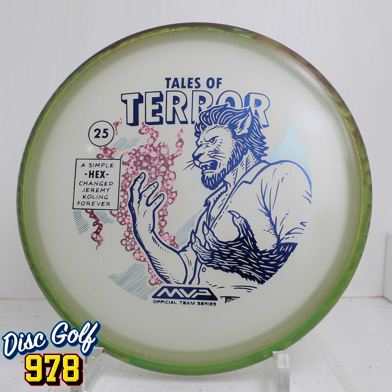 Axiom Hex Particle Eclipse 2025 Jeremy Koling Halloween Special Edition 177.8g Copper/Grellow Swirl Rim