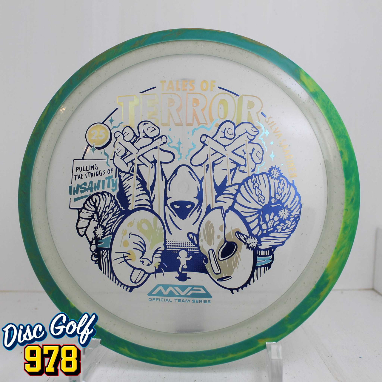 Axiom Insanity Particle Proton 2025 Silva Saarinen Halloween Special Edition 174.7g Green Swirls-Clear