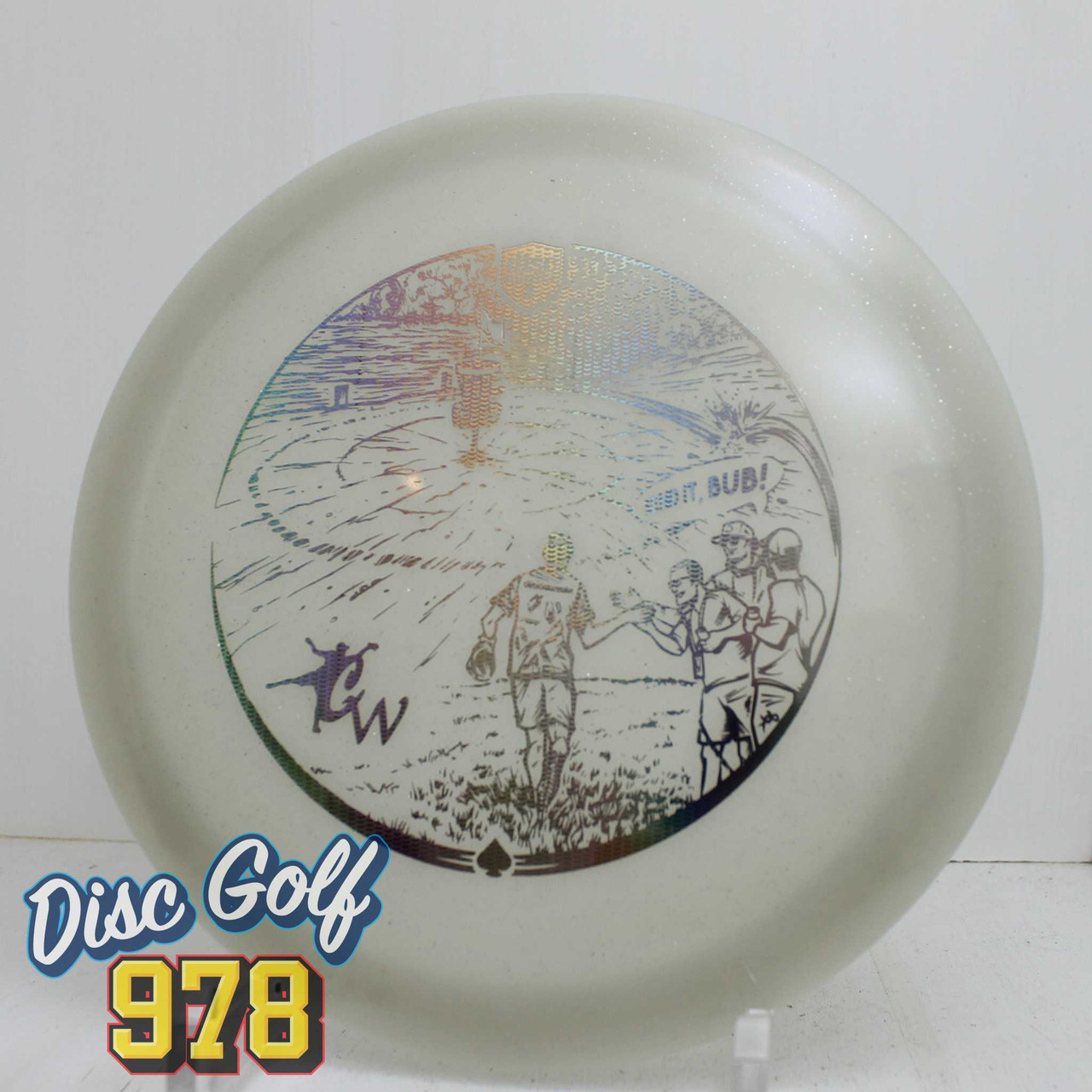 Discmania FD1 Metal Flake Color Glow C-Line Casey White 175.5g White Silver B