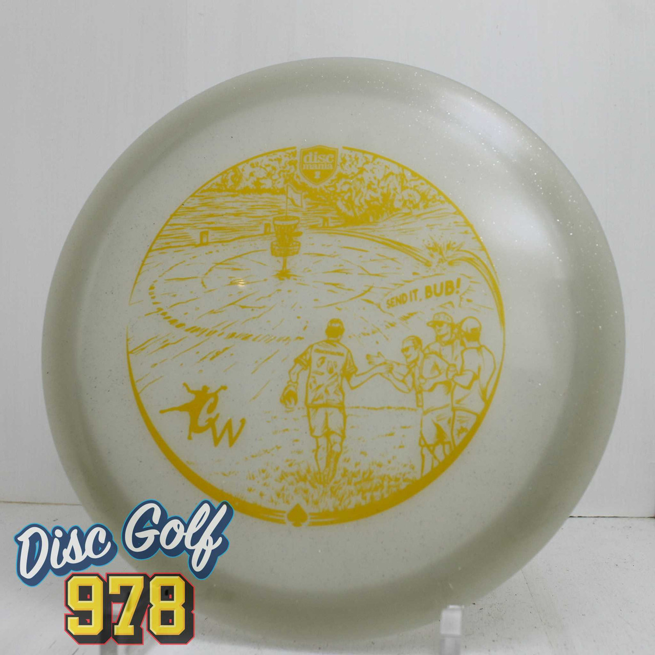 Discmania FD1 Metal Flake Color Glow C-Line Casey White 174.3g White Yellow I