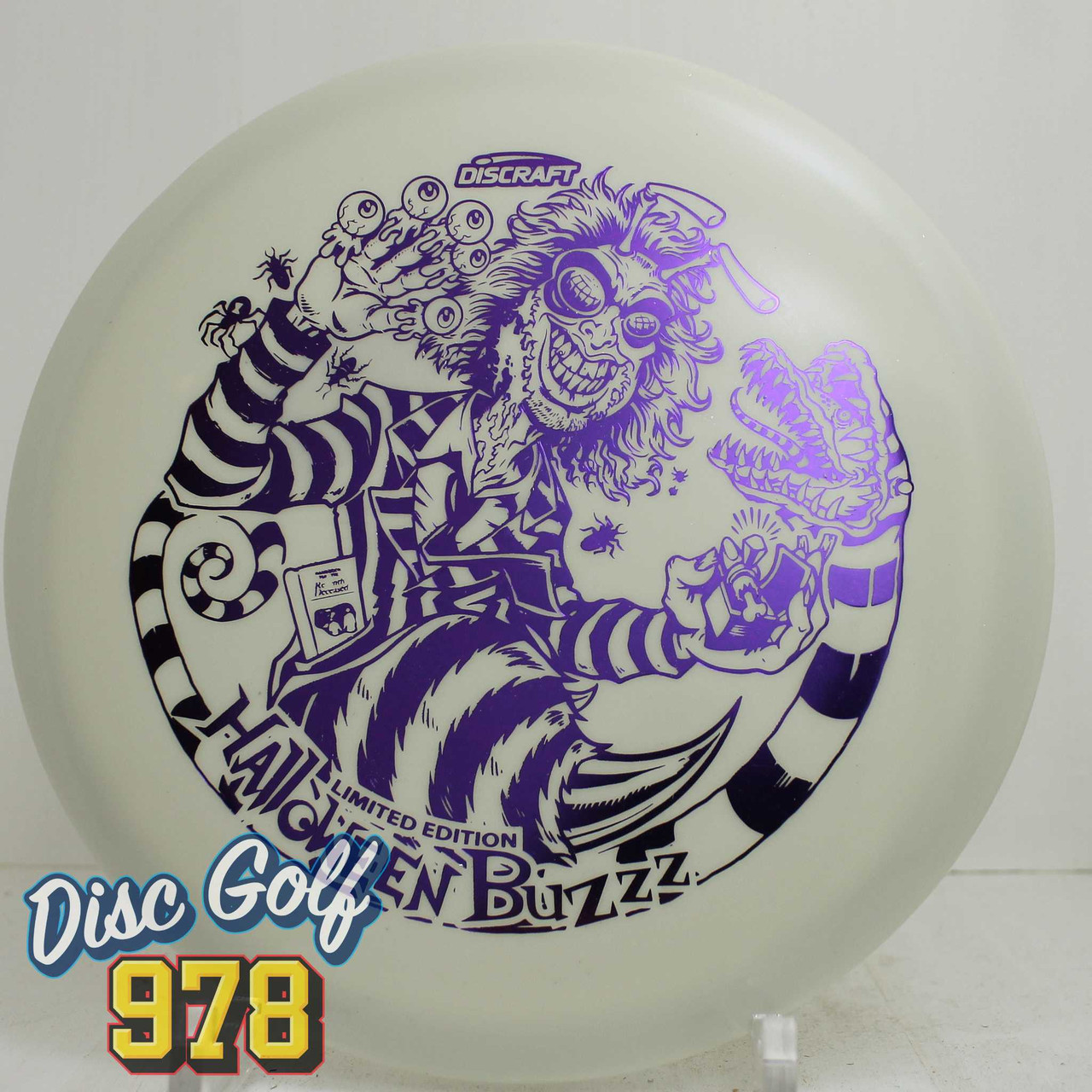 Discraft Buzzz ESP Glow Single Foil Halloween 2024 Purple 180.8g