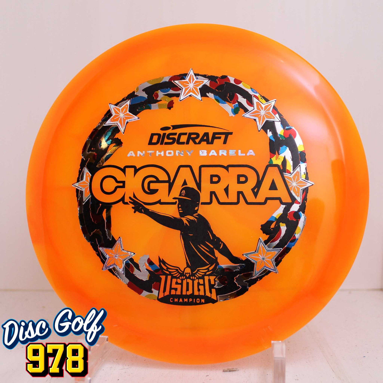 Discraft Cigarra Z Swirl Antony Barela 2025 USDGC 175.1g Orange A