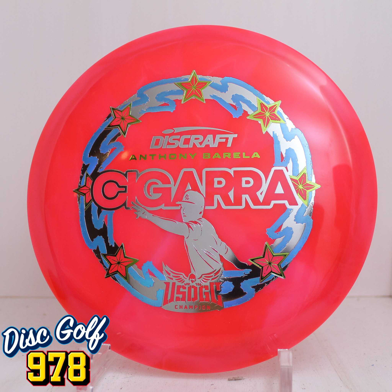 Discraft Cigarra Z Swirl Antony Barela 2025 USDGC 173.9g Reddish A