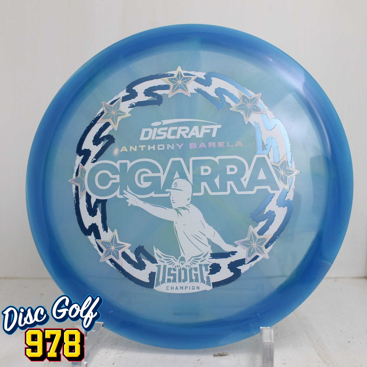 Discraft Cigarra Z Swirl Antony Barela 2025 USDGC 173.6g Blue A