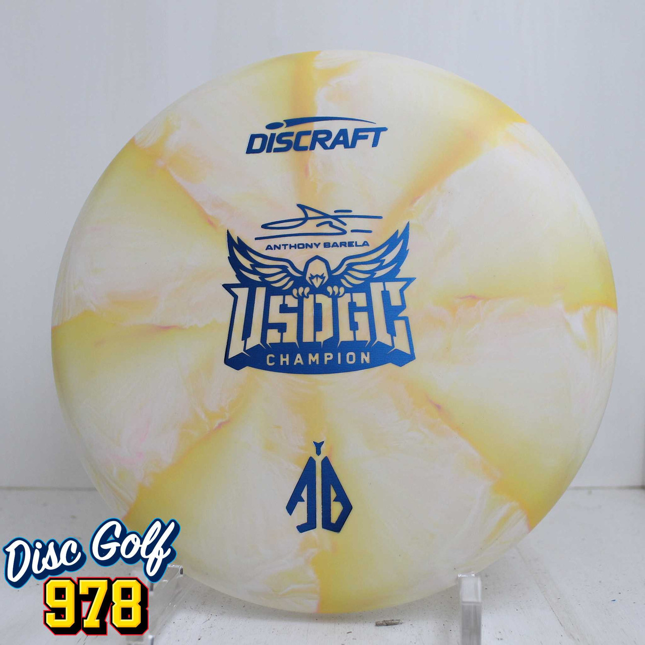 Discraft Focus Swirl CT Anthony Barela 2025 USDGC 174.7g Light Yellow