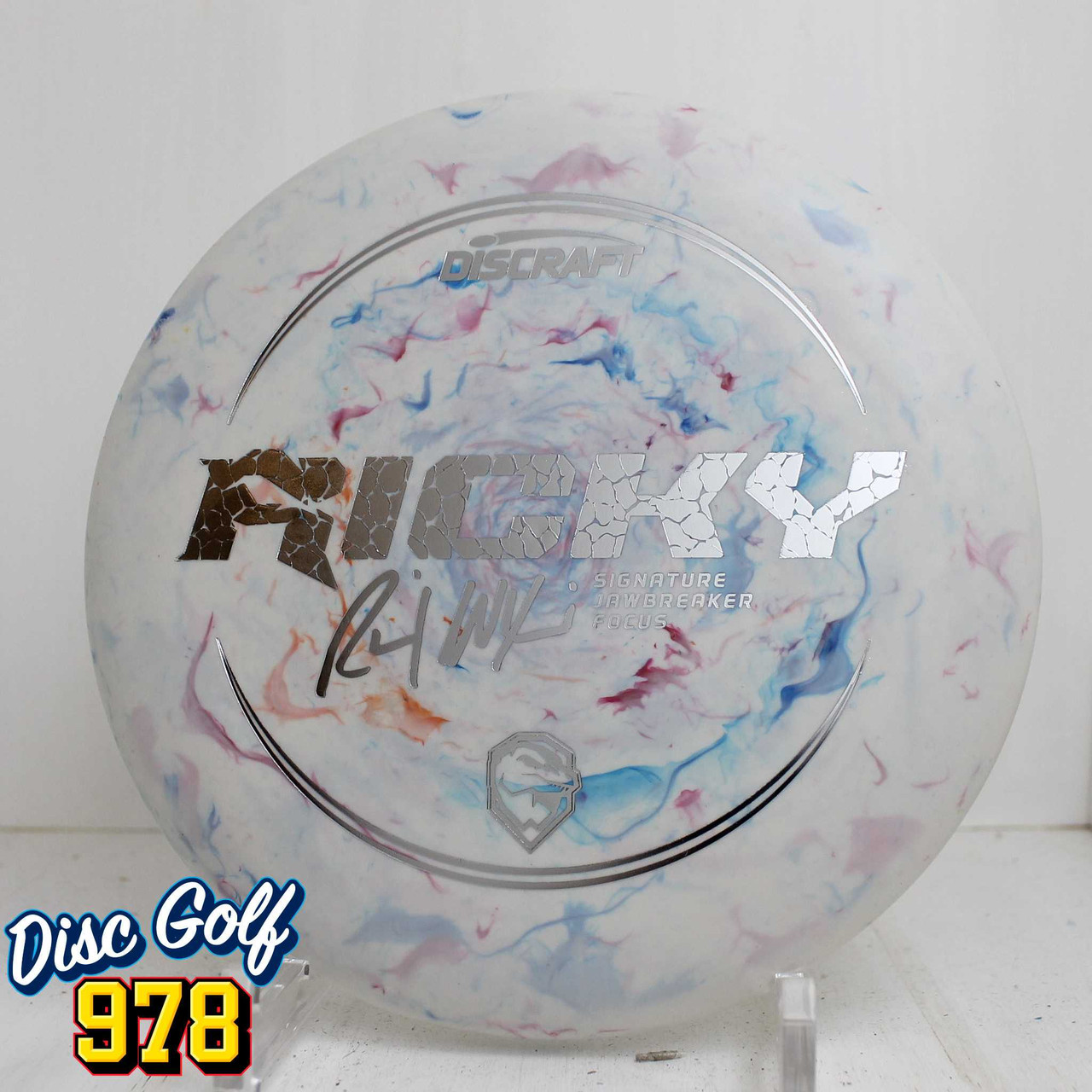 Discraft Focus Jawbreaker Ricky Wysocki 172.7g White Silver Foil B