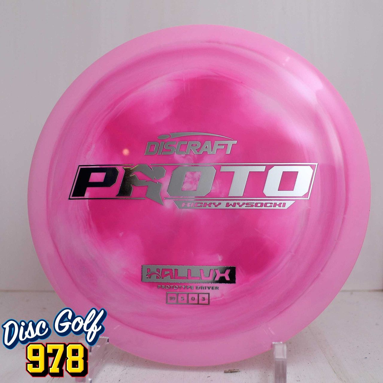 Discraft Hallux Prototype Ricky Wysocki 177.3g Pink E