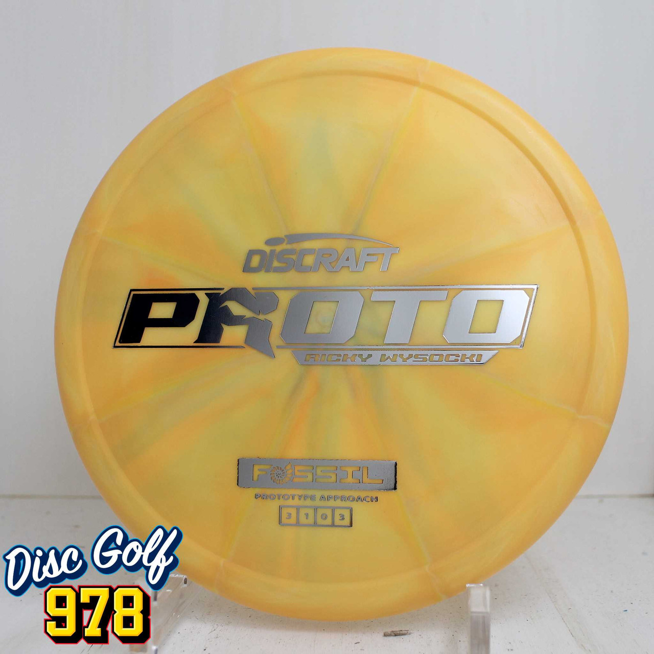 Discraft Fossil Prototype Ricky Wysocki 175.1g Golden