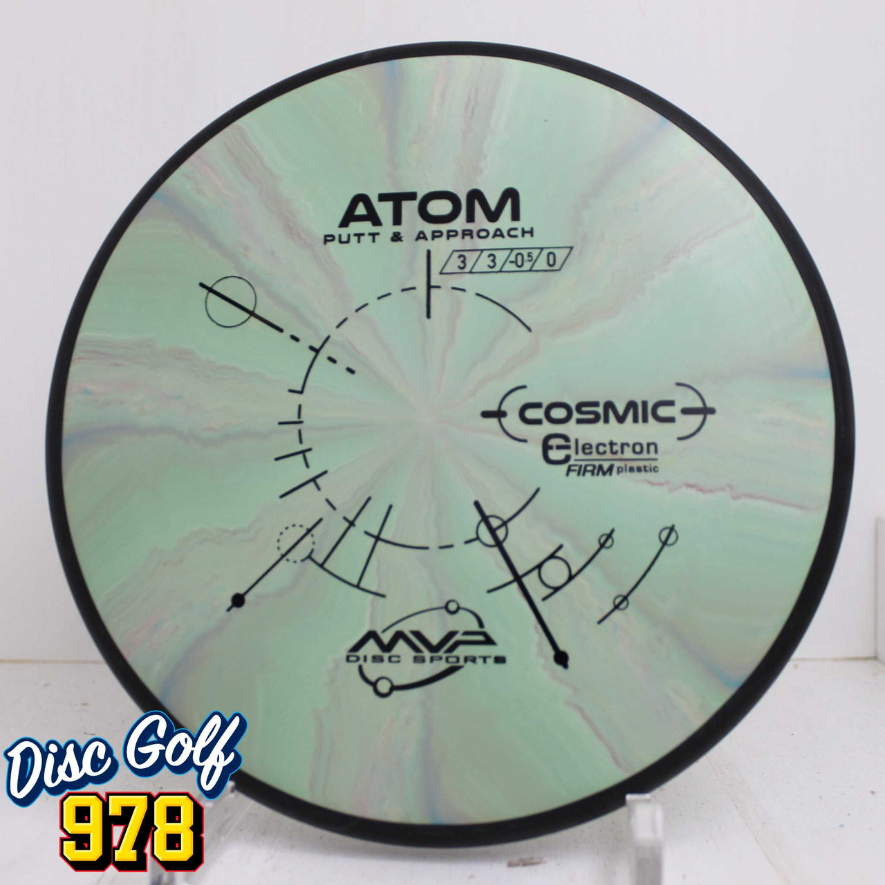 MVP Atom Cosmic Electron Firm 173.6g Cream Green Swirls