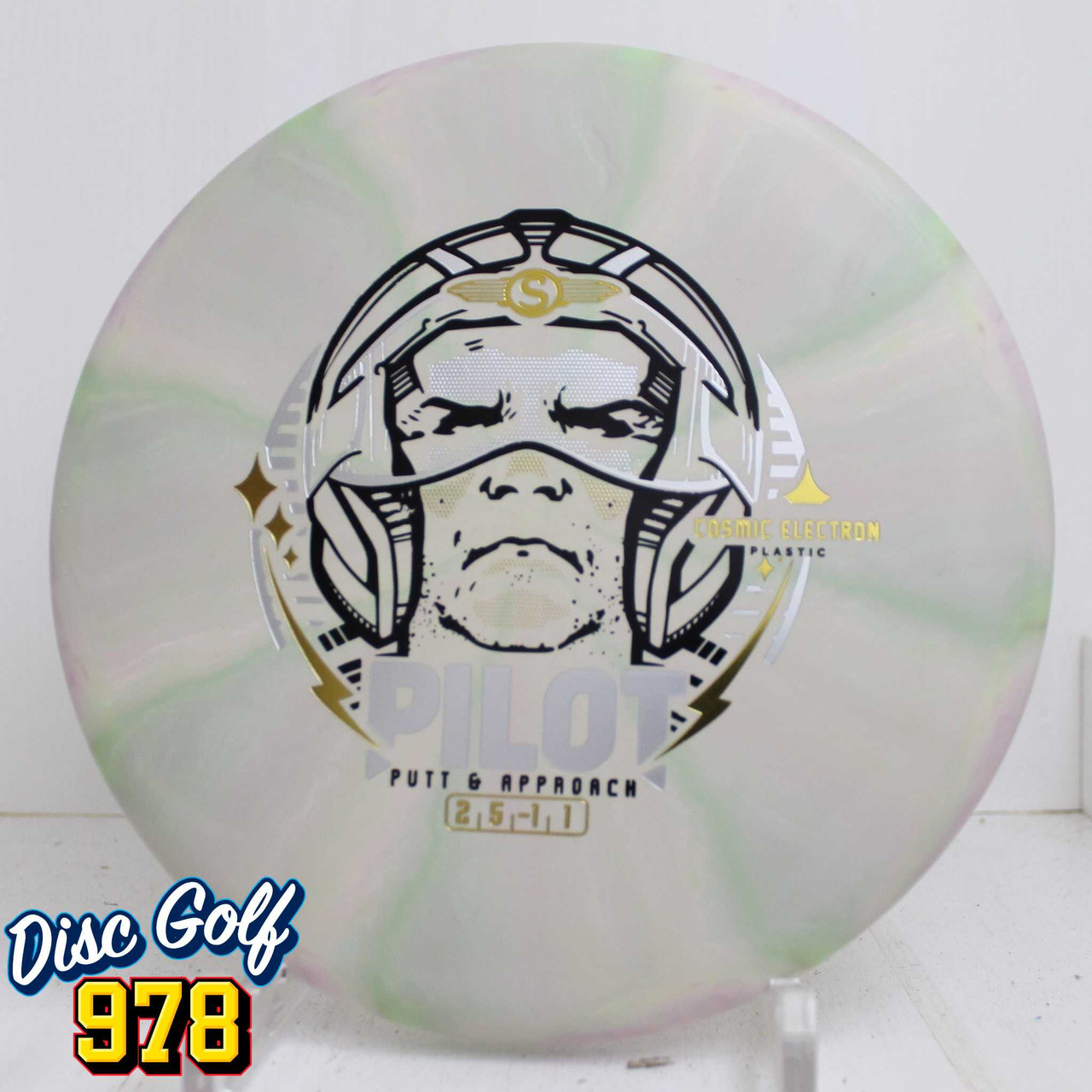 Streamline Pilot Cosmic Electron 172.0g Cream and Green Swirls