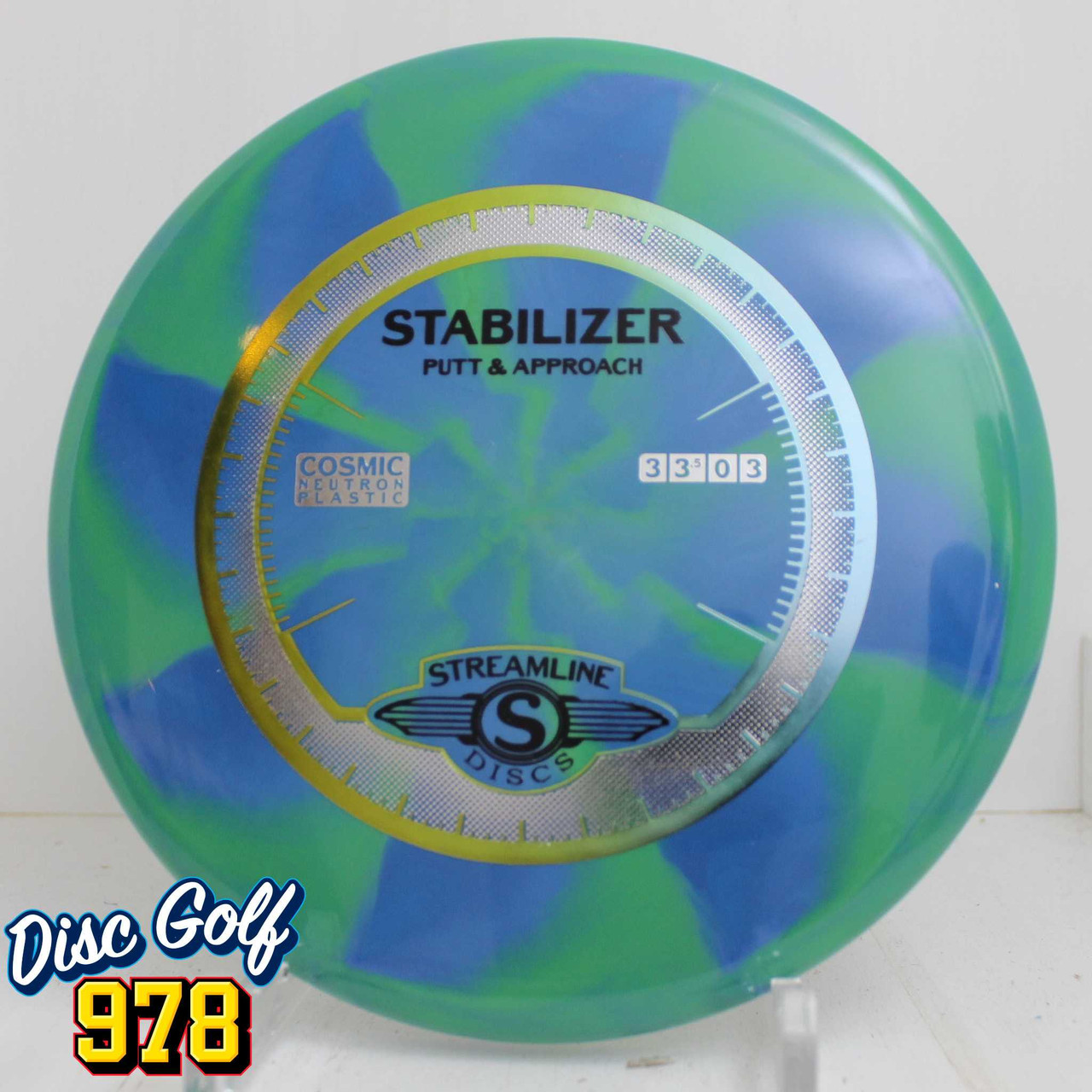 Streamline Stabilizer Cosmic Neutron 175.1g Green/Blue Swirls