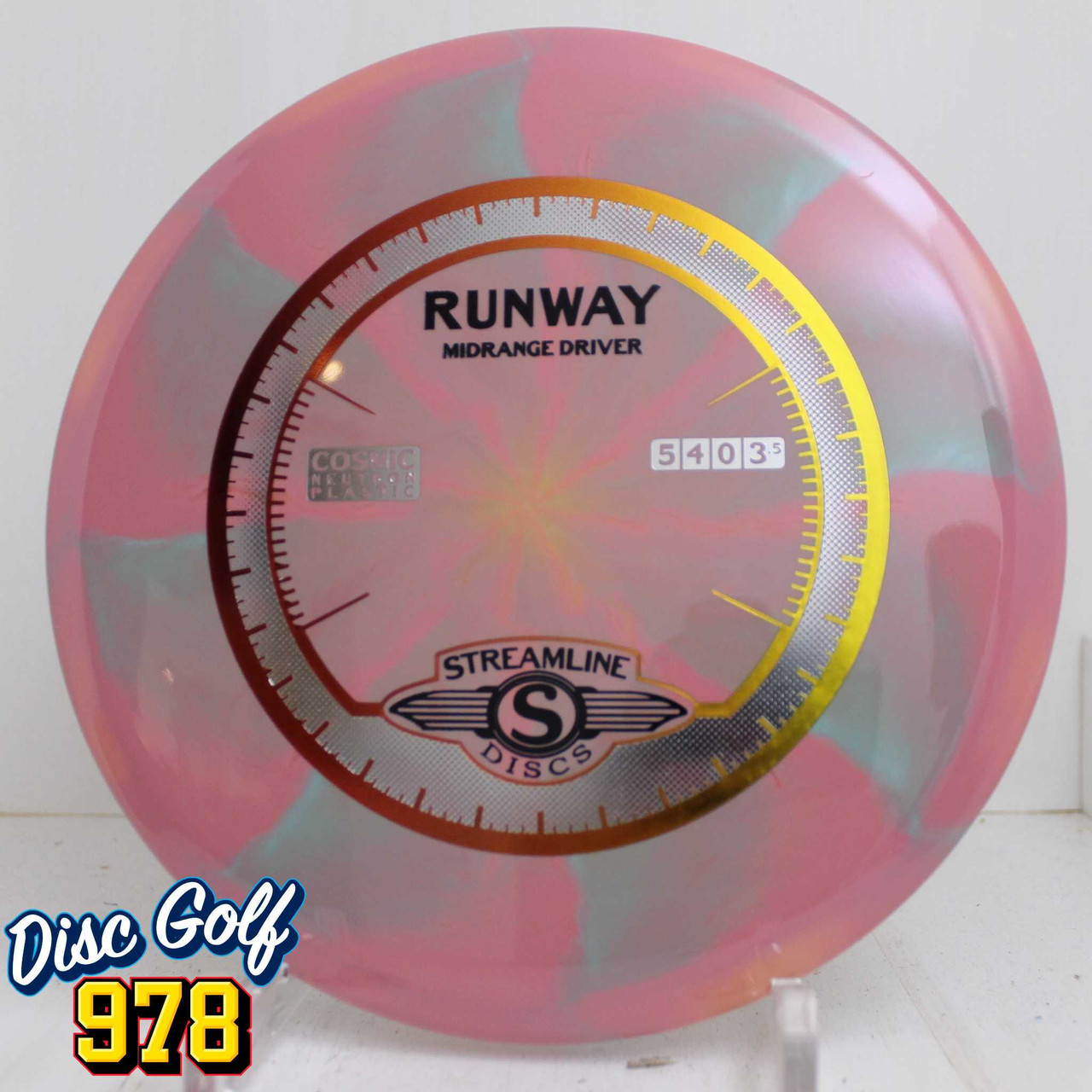 Streamline Runway Cosmic Neutron 177.1g Pink/Teal Swirls