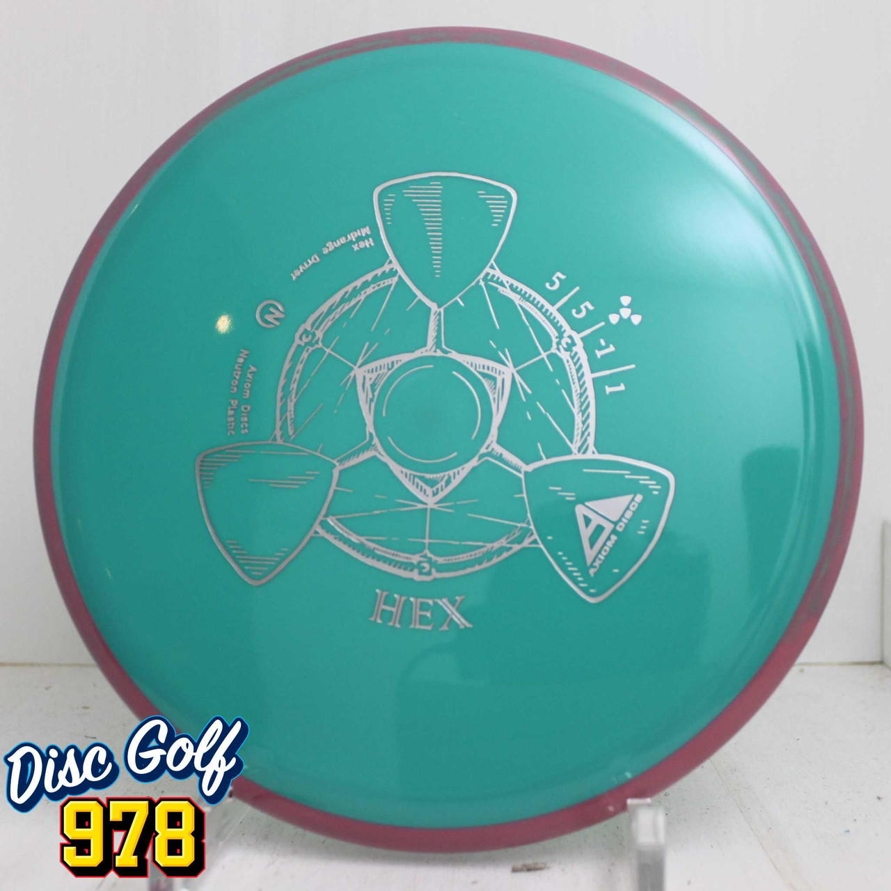 Axiom Hex Neutron 176.1g Raspberry-Teal