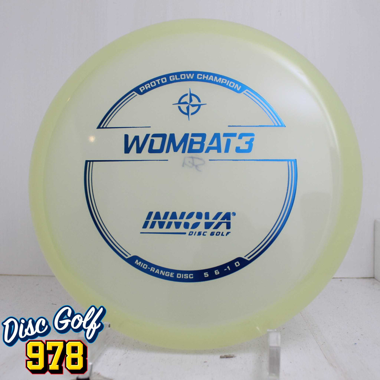 Innova Wombat3 Proto Glow Champion 176.4g Blue Foil B