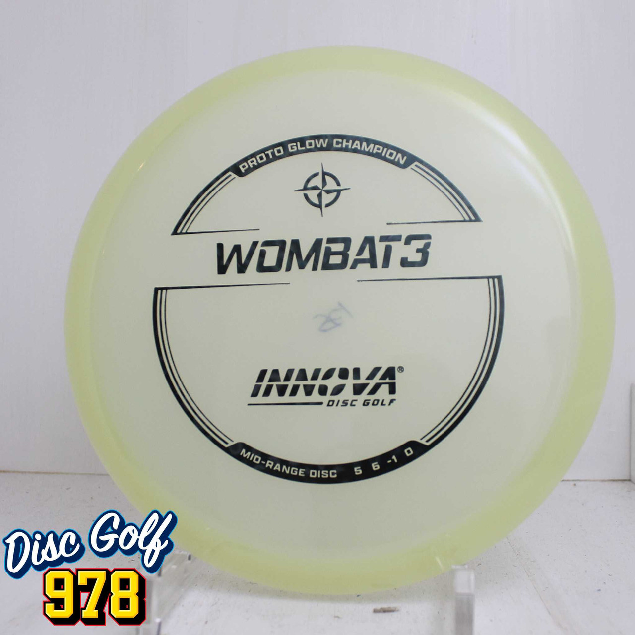 Innova Wombat3 Proto Glow Champion 176.4g Grayish Foil