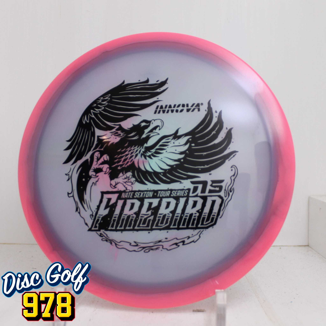 Innova Firebird Proto Glow Halo Champion Nate Sexton 2025 Tour Series 173.7g Pink-Blueish A