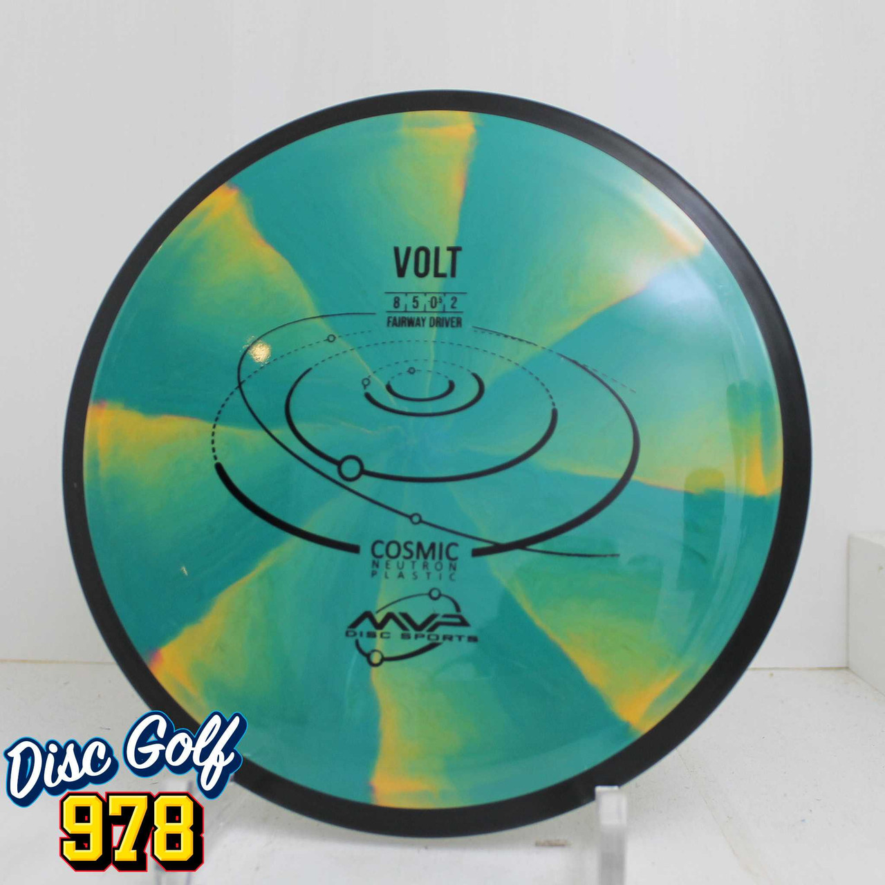 MVP Volt Cosmic Neutron 174.3g Teal/Yellow Swirls