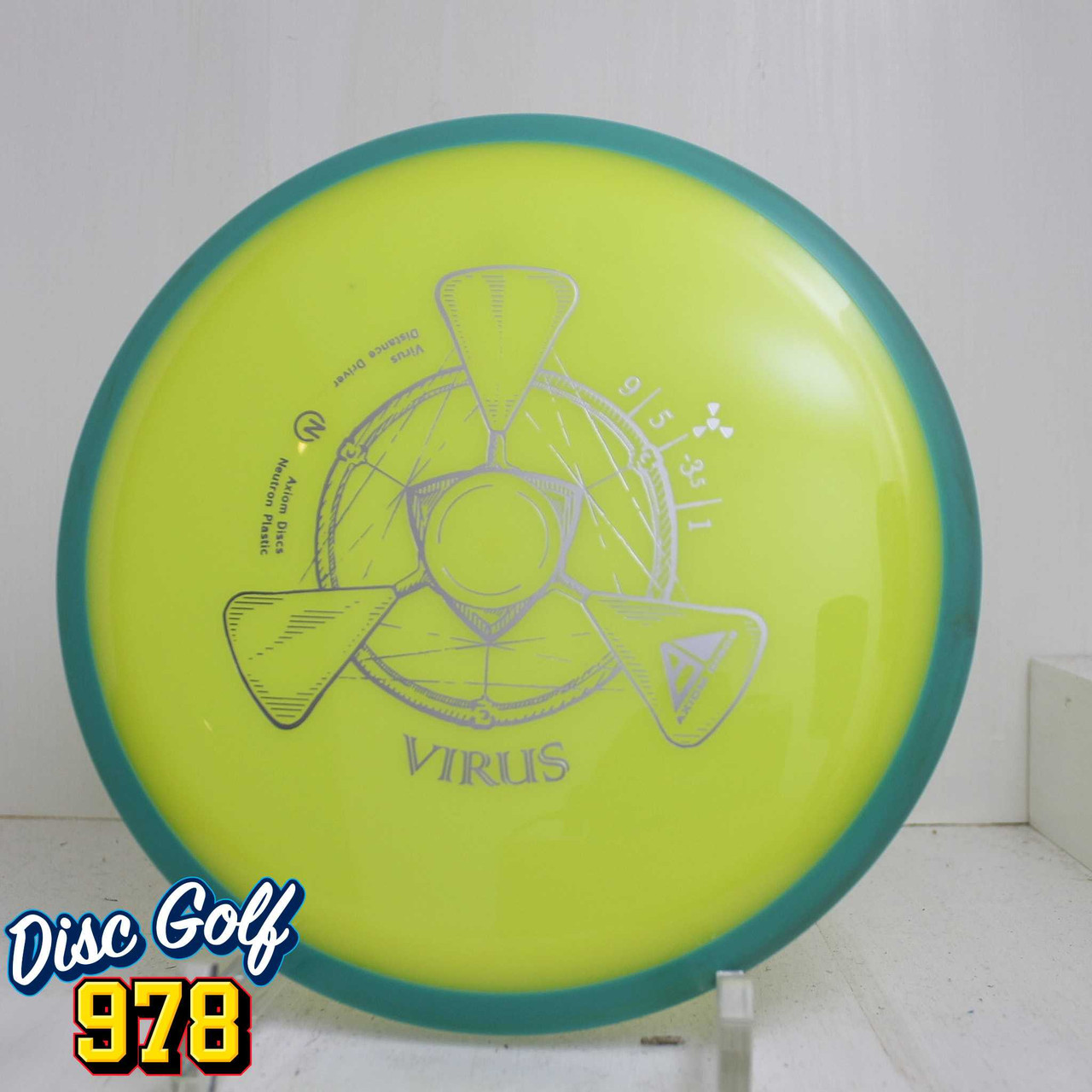Axiom Virus Neutron 163.9g Teal Green-Yellow