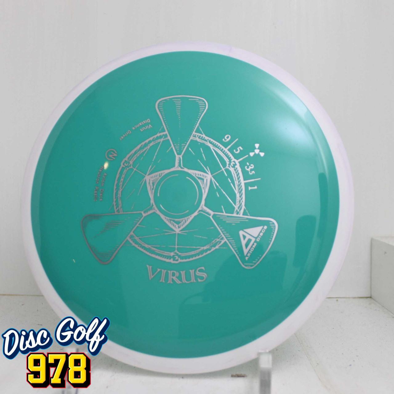 Axiom Virus Neutron 157.7g White-Teal
