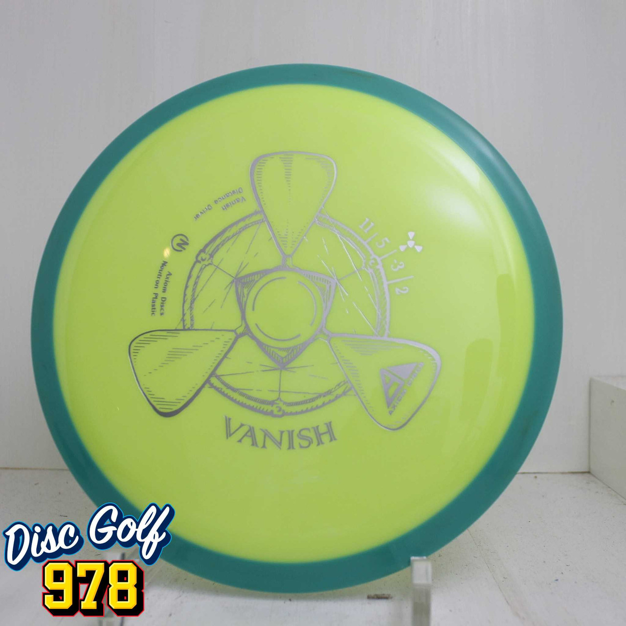 Axiom Vanish Neutron 170.1g Teal Green-Yellow