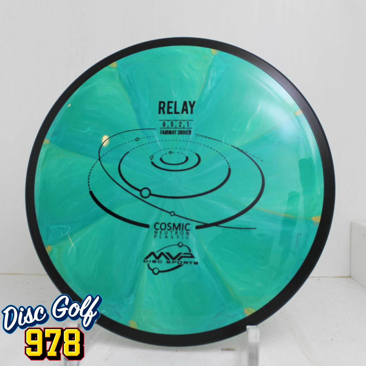 MVP Relay Cosmic Neutron 155.9g Teal/Yellow Swirls