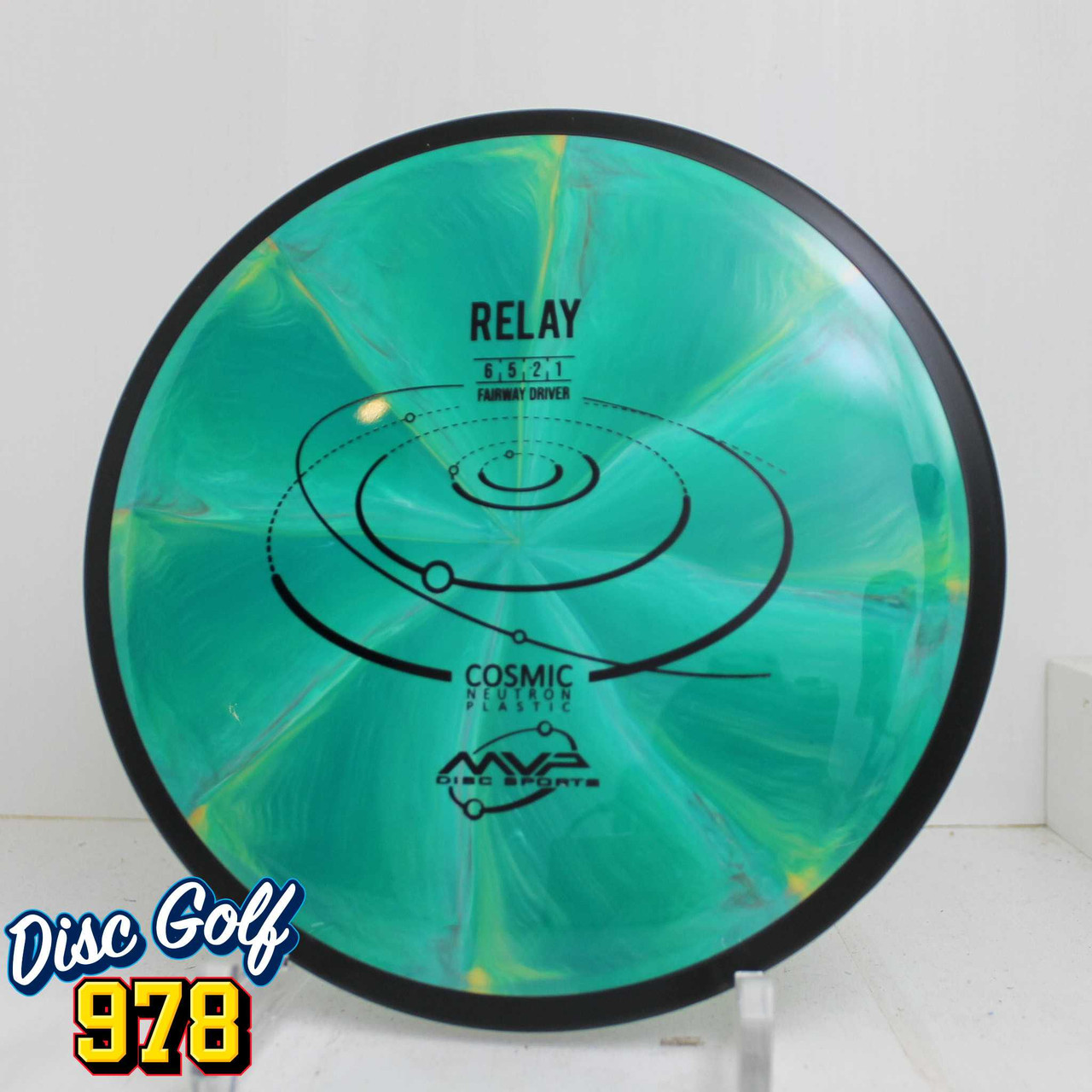 MVP Relay Cosmic Neutron 173.5g Teal/Yellow Swirls B