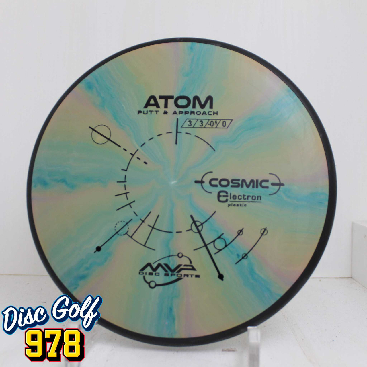 MVP Atom Cosmic Electron 173.5g Tan/Teal Swirls