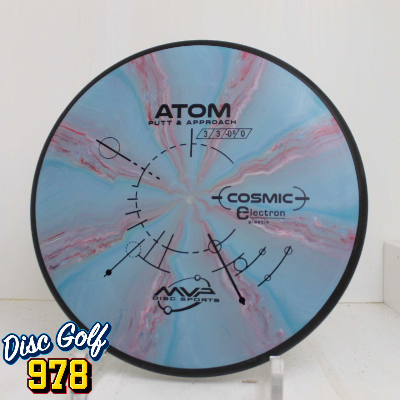 MVP Atom Cosmic Electron 172.9g Blue/Mauve Swirls