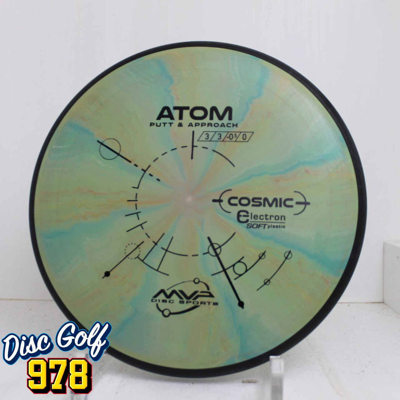 MVP Atom Cosmic Electron Soft 167.4g Teal/Cream Swirls