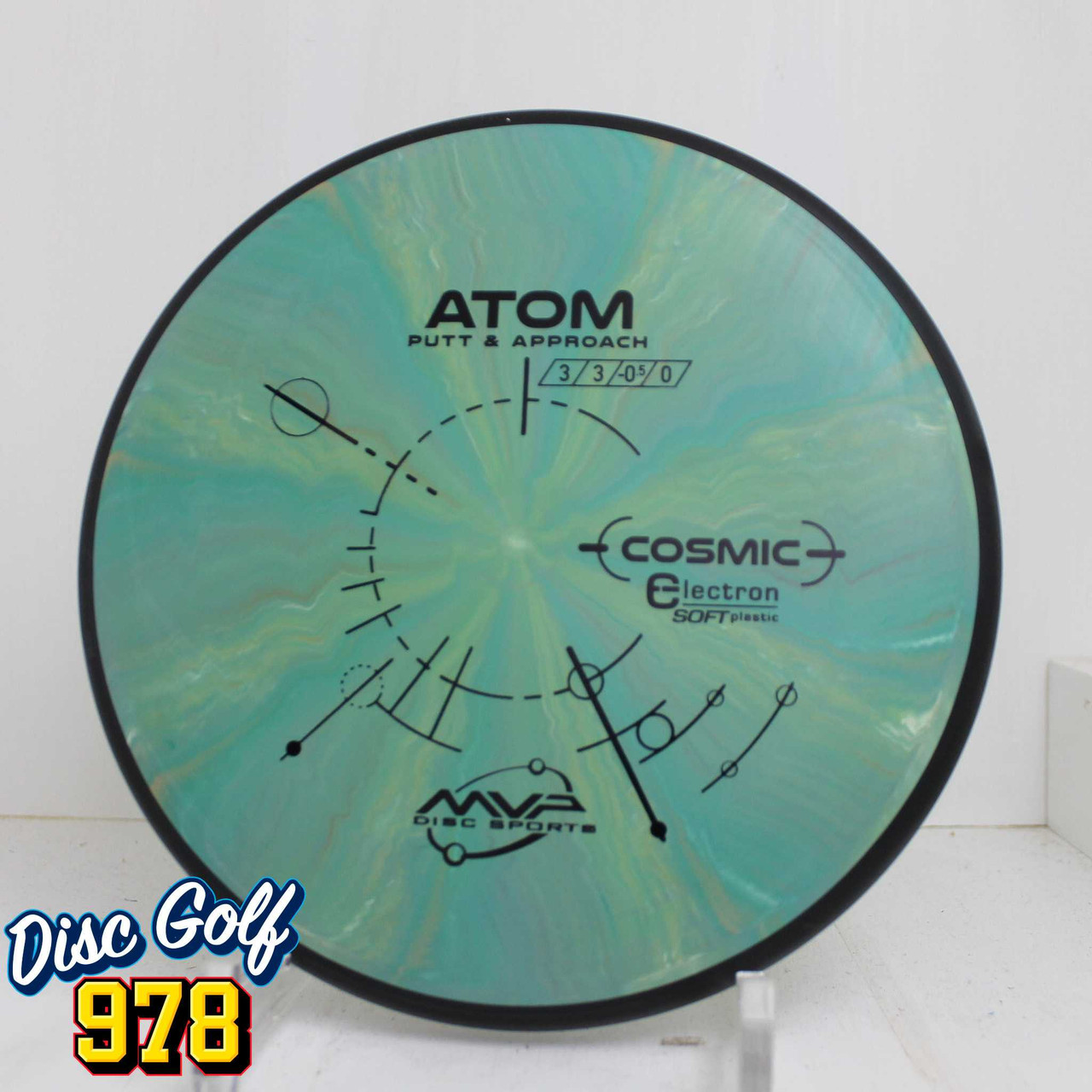 MVP Atom Cosmic Electron Soft 174.2g Teal/Green Swirls