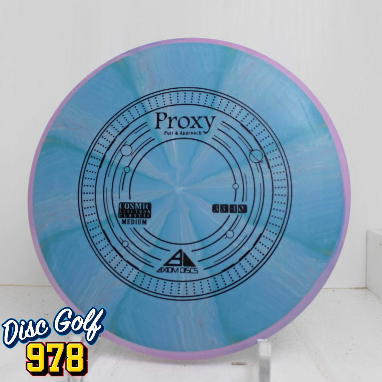 Axiom Proxy Cosmic Electron Medium 173.9g Light Plum-Blue Swirls