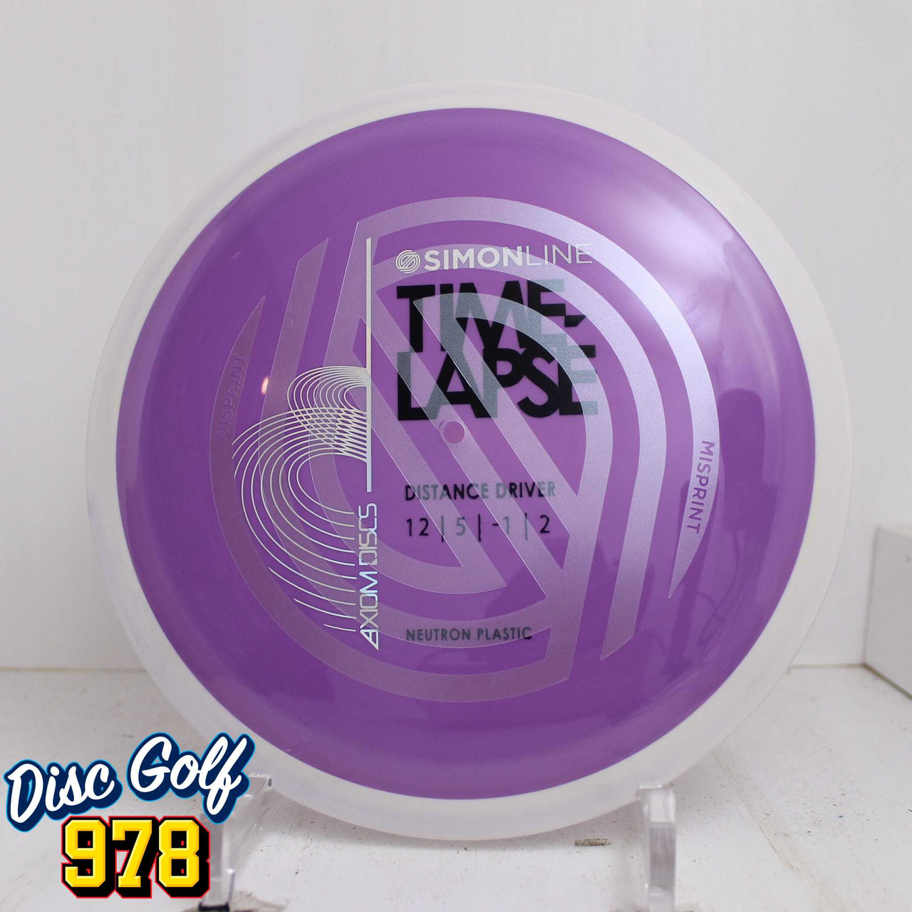 Axiom Simon Line Time Lapse Retooled - Misprint 175.0g White-Purple