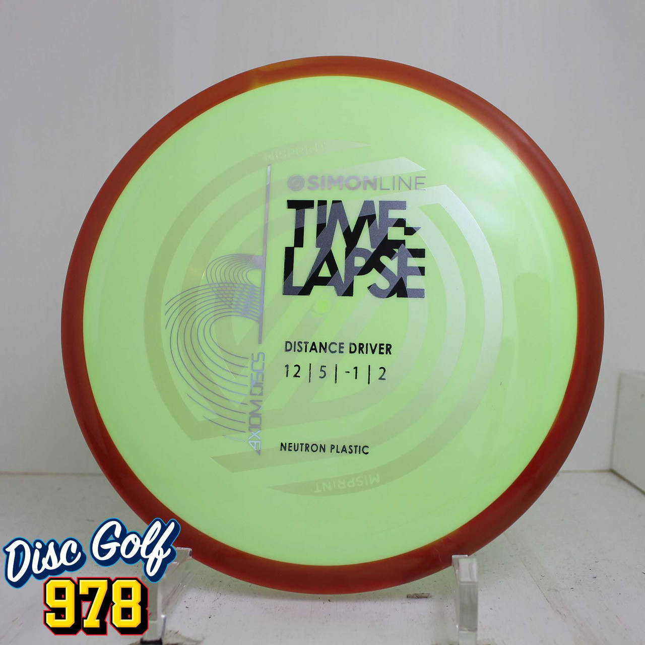 Axiom Simon Line Time Lapse Retooled - Misprint 174.6g Red/Orange-NYellow