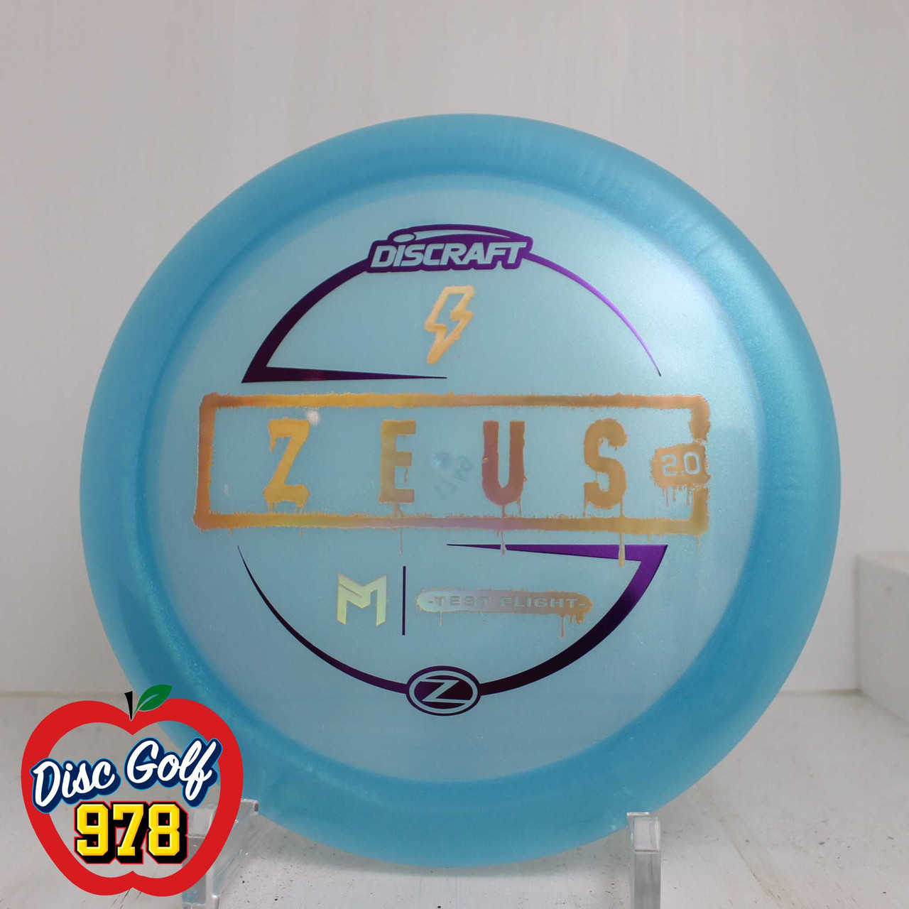 Discraft Zeus 2.0 Z Metallic Test Flight 175.g Light Blue A